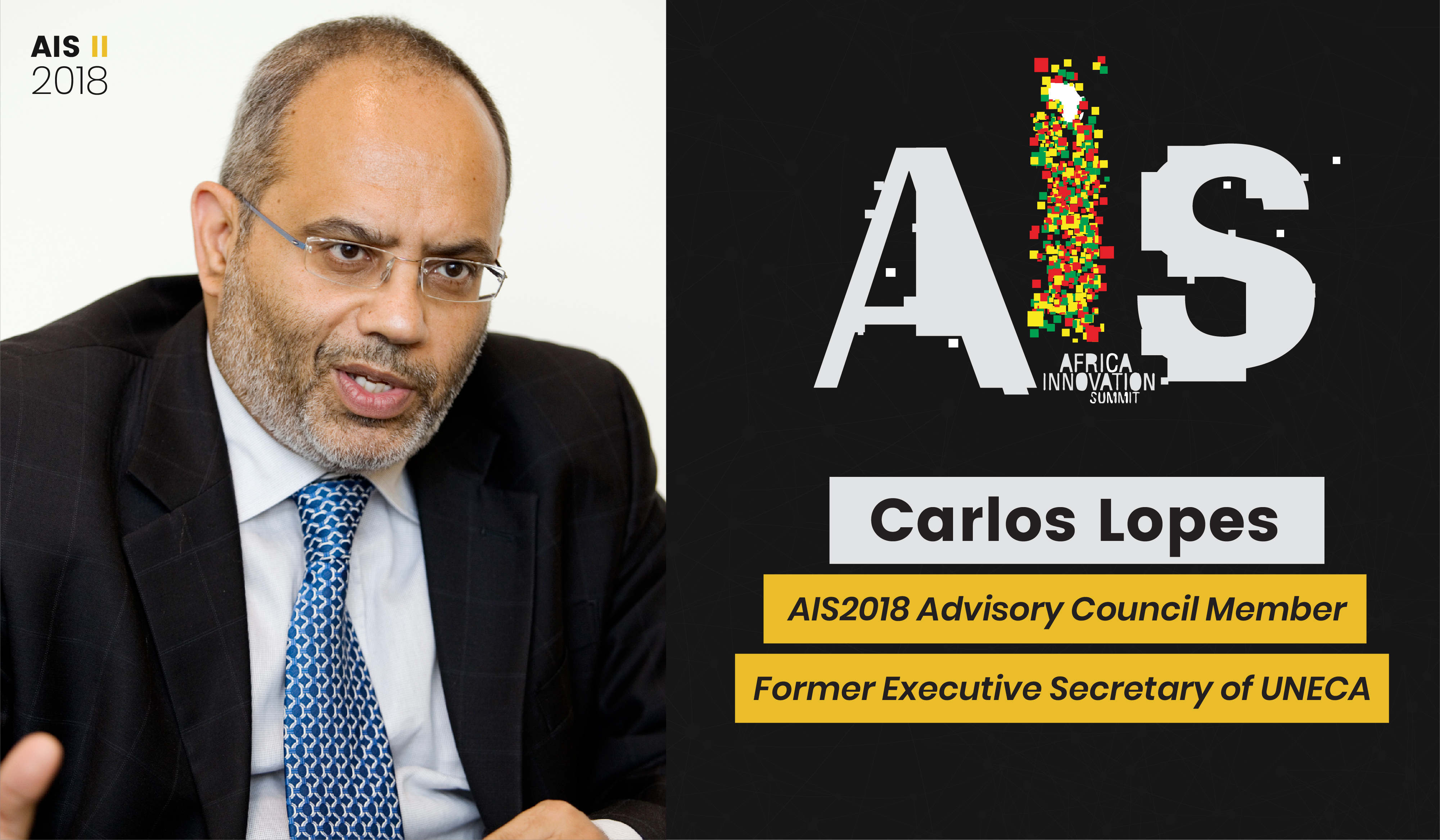 AIS2018 Advisory Council Member Carlos Lopes on Innovation with “Top In Business Bytes” 